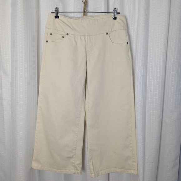 Chadwicks Flare Ankle pants, Off white, Size 6 - Picture 1 of 6